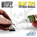 Precyzyjne końcówki do butelek Super Glue 20 szt.
