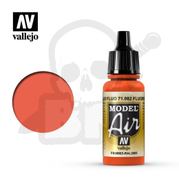 Vallejo 71082 Model Air 17 ml Fluo Red