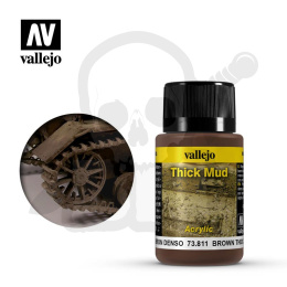 Vallejo 73811 Weathering Effects 40 ml Brown Mud