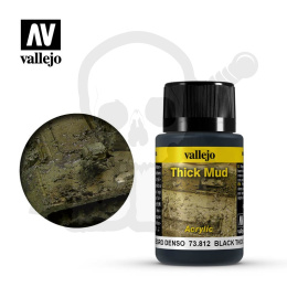 Vallejo 73812 Weathering Effects 40 ml Black Mud