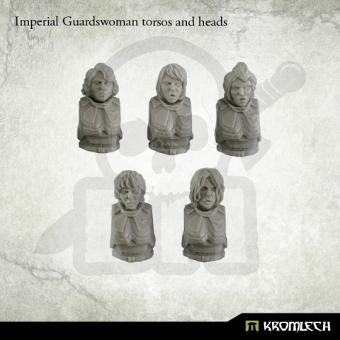 Guardswoman Torsos and Heads - 5 szt.