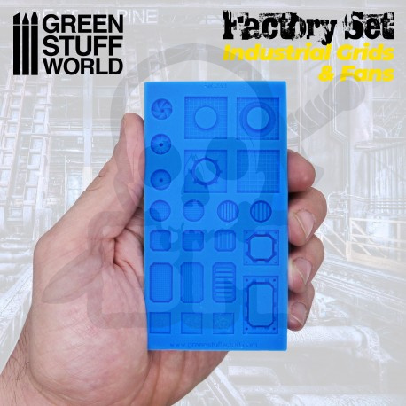 Silicone Molds - Grids and Fans