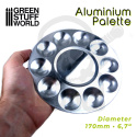 Aluminiowa paleta do mieszania farb duża 1 szt.