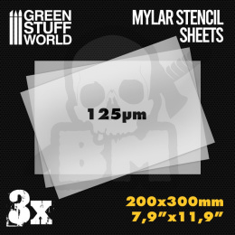 Arkusze mylarowe do szablonów A4 3 szt.