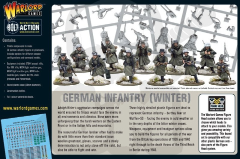 German Infantry (Winter) - niemieccy żołnierze - 6 szt.