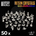 Clear Resin Crystals Medium - kryształki 50 szt.