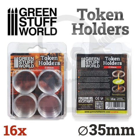 Token Holders 35mm - osłona na żeton 16 szt.
