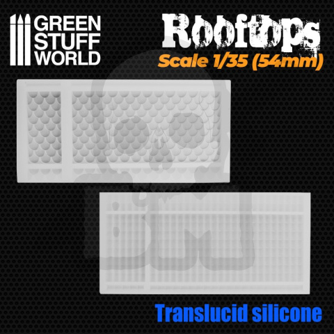 Silicone Molds Rooftops 1/35 54mm formy silikonowe