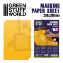 Green Stuff Masking Paper Sheets x2 taśma maskująca