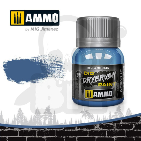 Ammo Mig 0615 Farba Drybrush Blue 40ml