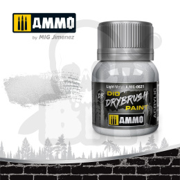 Ammo Mig 0621 Farba Drybrush Light Metal 40ml