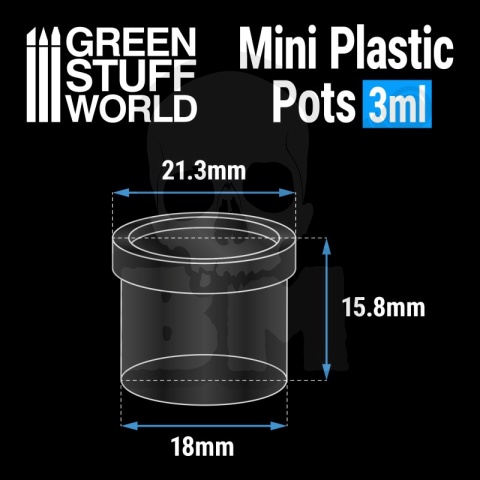 Green Stuff Pojemniki do mieszania farb 24 szt.