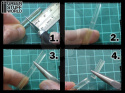 Acrylic Rods - Round 1.6 mm Fluor PURPLEx5
