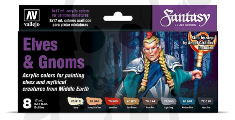 Vallejo 70242 Zestaw Model Color 8 farb - Elves & Gnomes