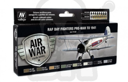 Vallejo 71149 Zestaw Model Air War RAF Day Fighters Pre-War to 1941