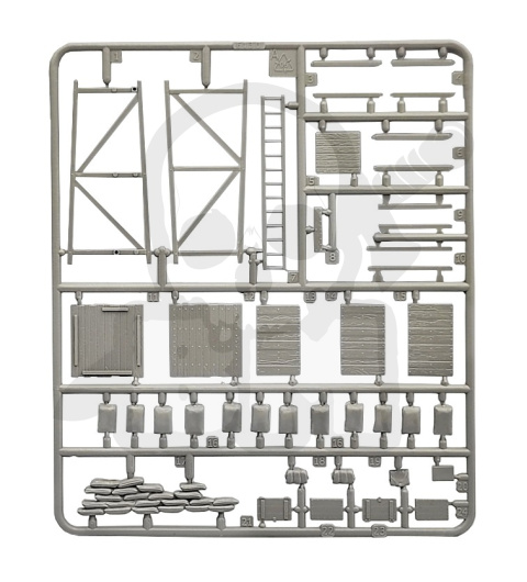 1:72 Battlefield Buldings