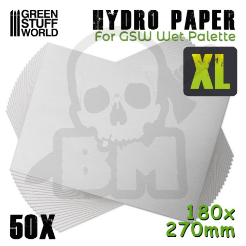 Green Stuff Wet Palette Hydro Paper XL x50