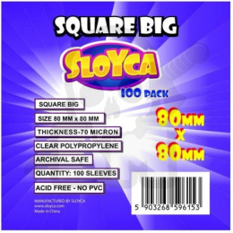 Koszulki SLOYCA Square Big 80x80mm 100szt