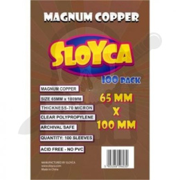 Koszulki SLOYCA Magnum Copper 65x100mm 100szt