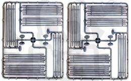 Płoty płot - Worm Fences - 2 wypraski szare