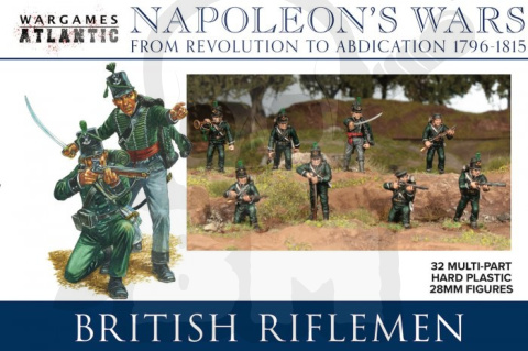British Riflemen 1796-1815 Chosen Men 32 szt.