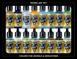 Vallejo 71189 Zestaw 16 farb Model Air WWII British RAF & FAA
