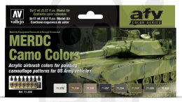 Vallejo 71202 Zestaw Model Air 8 farb - MERDC Camo Colors