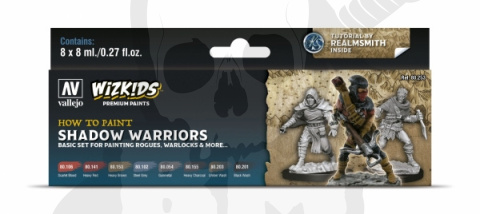 Vallejo 80253 Wizkids Zestaw 8 farb Shadow warriors