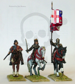 Yorkist mounted high command 3 szt. Wars of the Roses 1455-1487