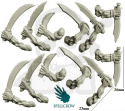Ręce piratów orków z szablami 12 szt. Pirate Freebooters Orcs hands with Sabbers
