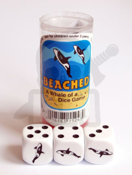 Beached A Whale of a Dice Game - gra wieloryby - 3 kostki Gra kostkowa