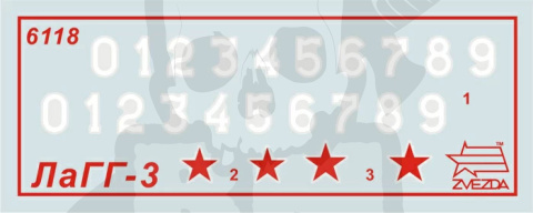 1:144 Soviet IIWW fighter Lavockhin ŁaGG-3