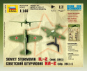 1:144 Soviet Stormovik IL-2 Ił-2