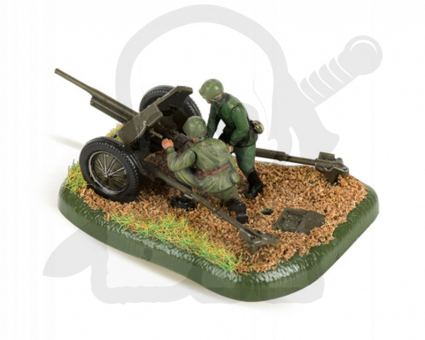 1:72 Soviet 45-mm Anti-tank Gun with Crew