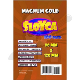 Koszulki SLOYCA Magnum Gold 80x120mm 100szt