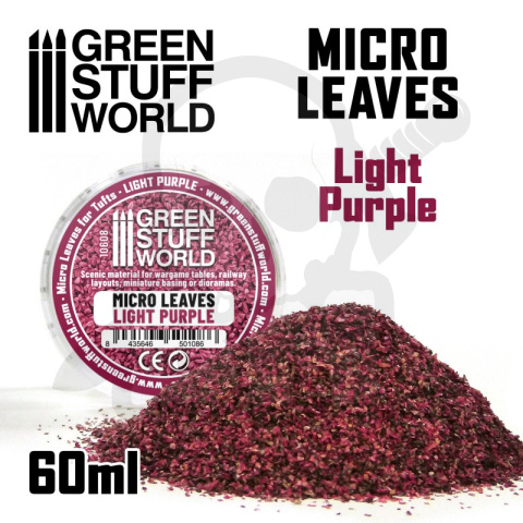 Micro Leaves - Light Purple Mix liście 15 g.
