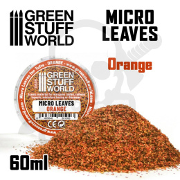 Micro Leaves - Orange Mix liście 15 g.