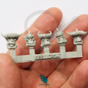 Orcs Armoured Heads v3 Orkowe głowy 10 szt. ork orki