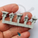 Orcs Armoured Heads v2 Orkowe głowy 10 szt. ork orki