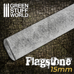 Rolling Pin Flagstone 15mm wałek do odciskania tekstur bruku