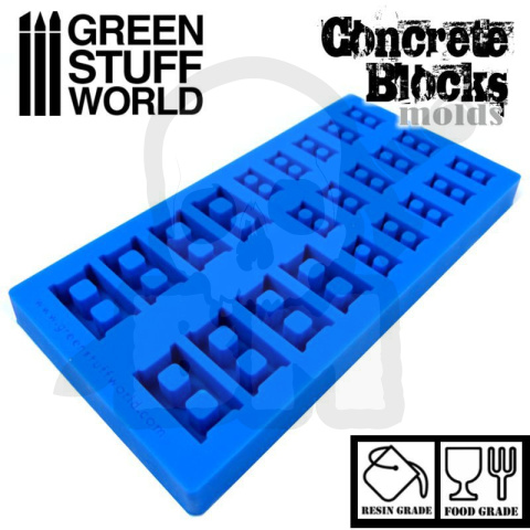 Silicone Molds - Concrete Bricks forma silikonowa