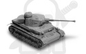 1:100 German Tank Pz.Kpfw.IV Ausf.F2 Panzer IV