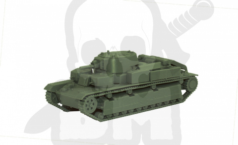 1:100 Soviet Medium Tank T-28 Mod.1936/Mod.1940
