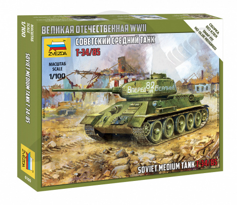 1:100 Soviet Medium Tank T-34/85