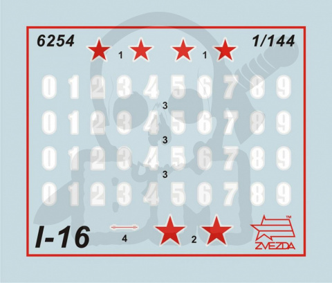 1:144 Soviet Fighter I-16 Rata