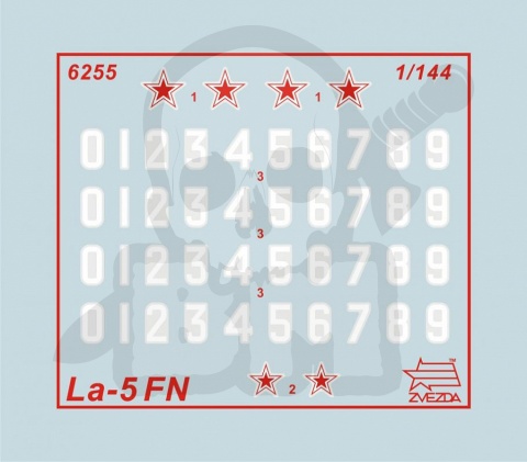 1:144 Soviet Fighter LA-5FN Ła-5 FN