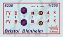 1:200 British Bomber Bristol Blenheim Mk.IV