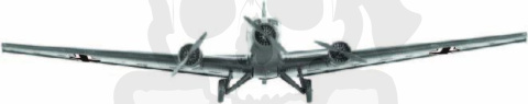 1:200 German transport plane Junkers Ju 52 1932-1945 Tante Ju