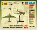 1:200 Soviet transport plane Lisunov Li-2 (Dakota)