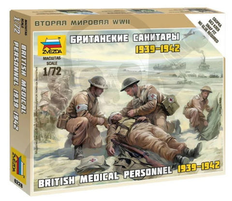 1:72 British Medical Personel 1939-1942 - Medic Team